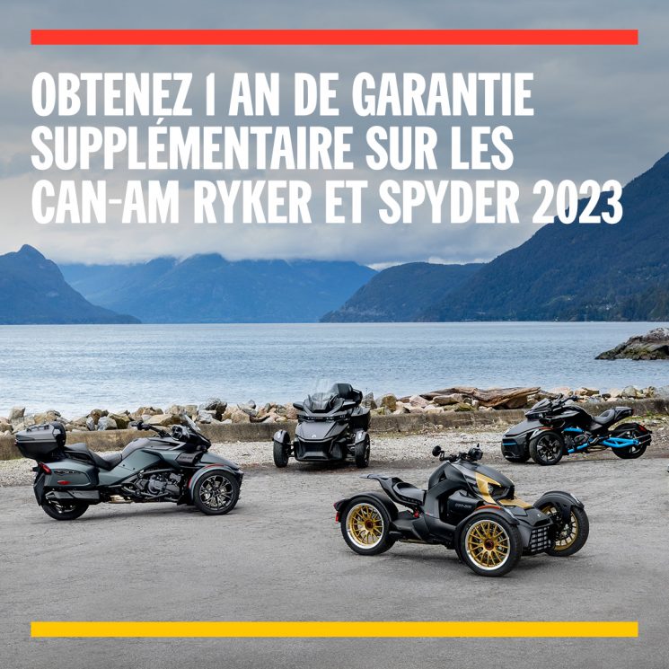 Promotion Can-Am Ryker et Spyder